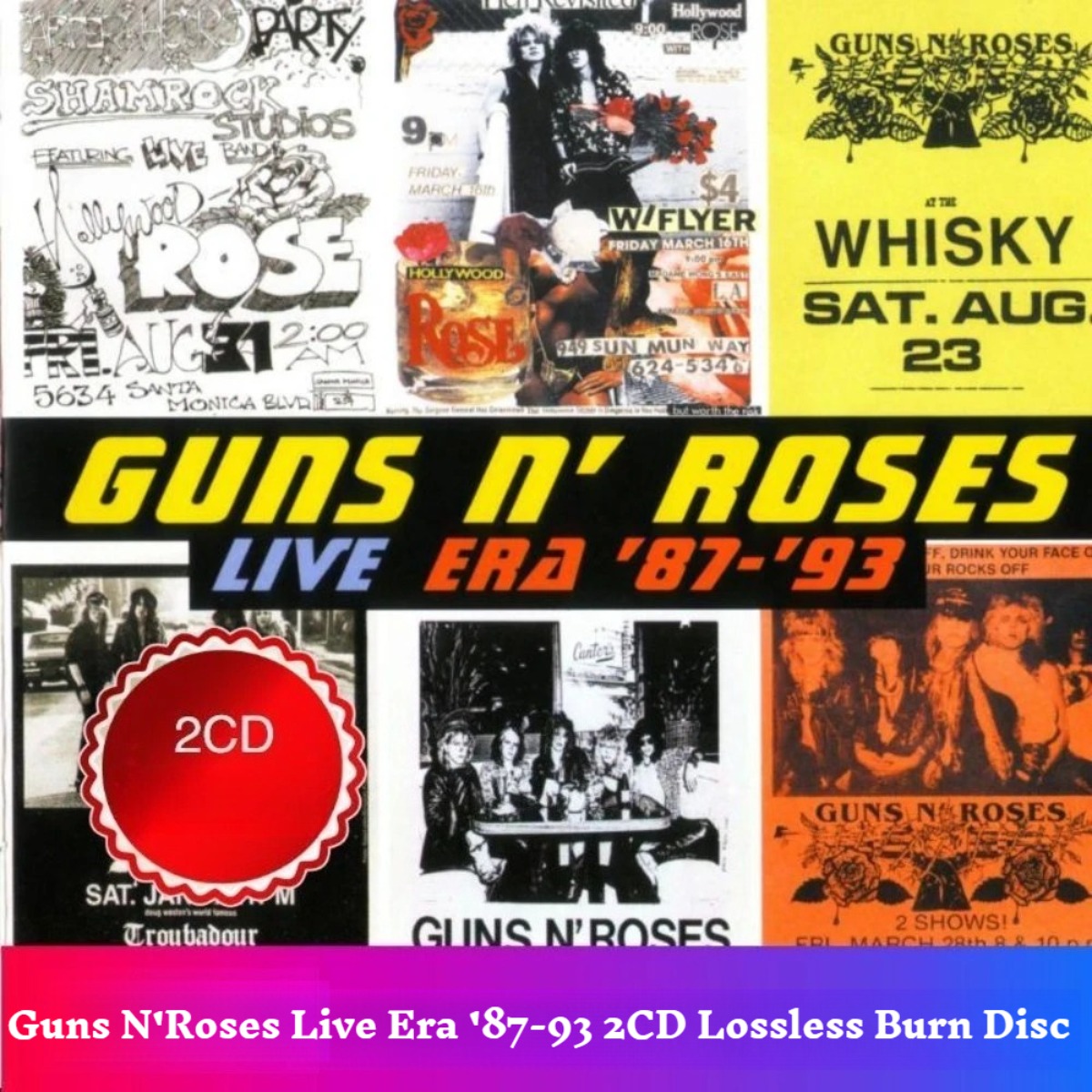 Audio Music Cover - Guns N'Roses Live Era '87-93 2CD