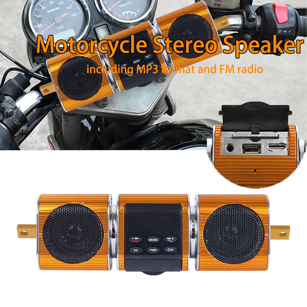 Audio Music Mp3 Free - Motorcycle Audio FM Radio, USB TF