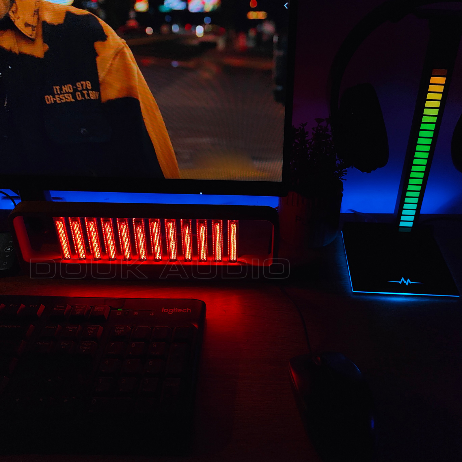 RGB LED Tube MIC Pick Up Sound - Audio Youtube Music Free ulasan dan harga