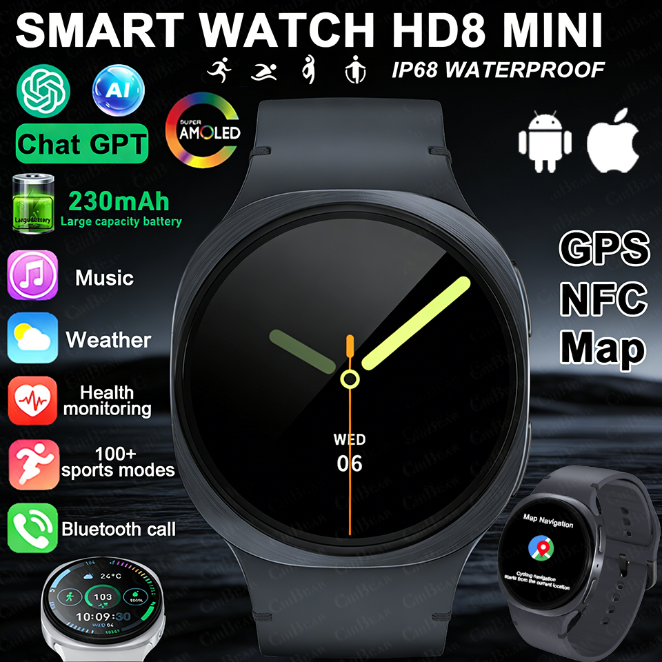 2026 New Watches 8 Mini GPS Tr - Audio Music Light ulasan dan harga