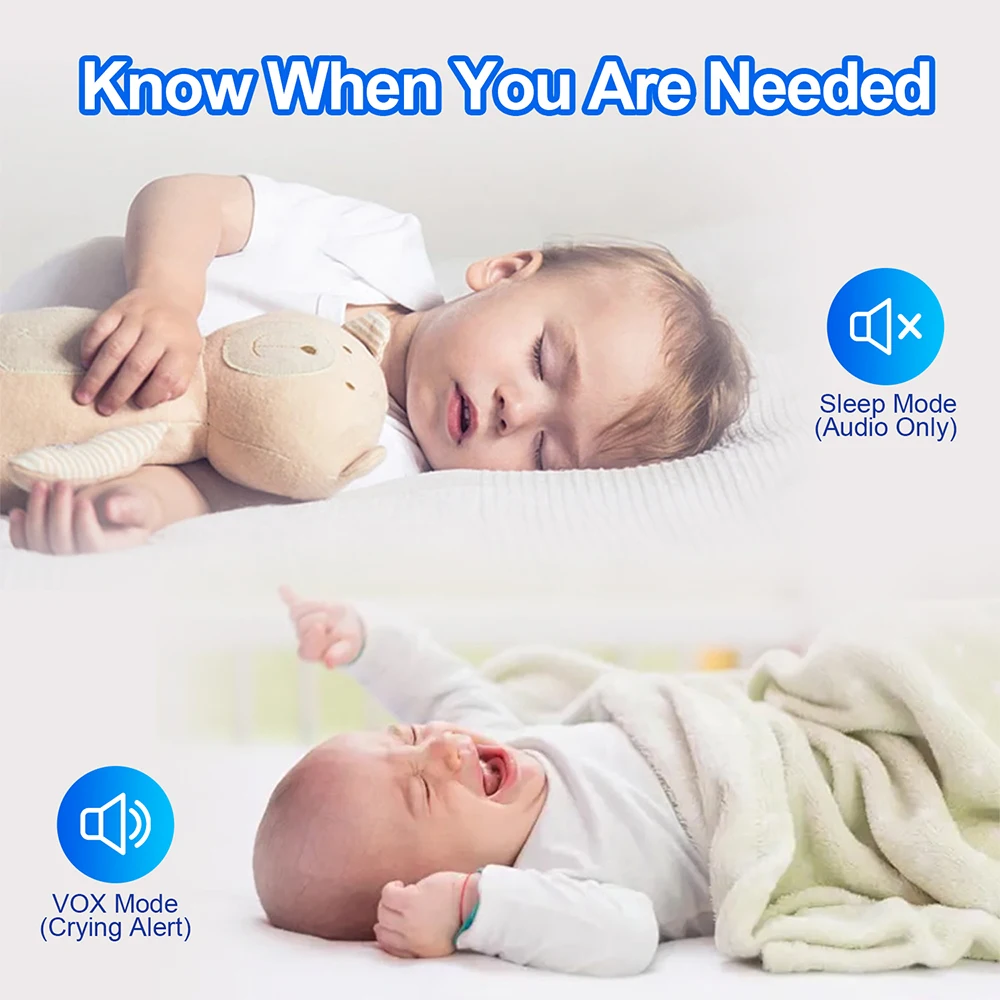 7.0'' Video Baby Monitor 720P  - Audio Music For Video ulasan dan harga