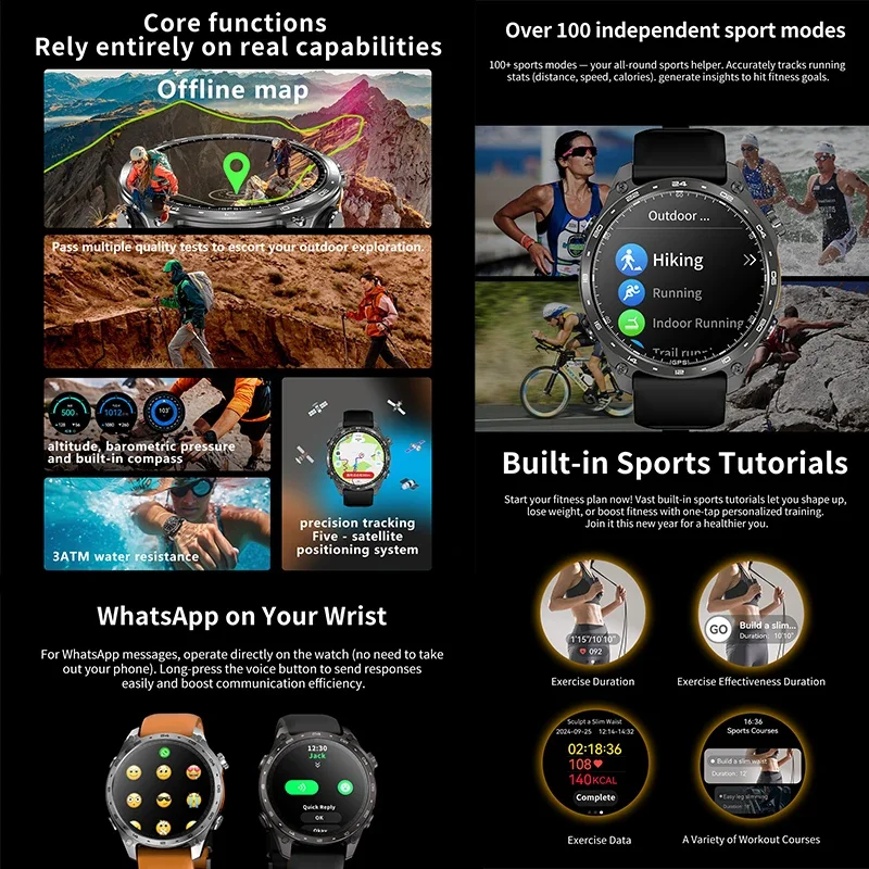 2026 New Men Smart Watch with  - Audio Music Light ulasan dan harga