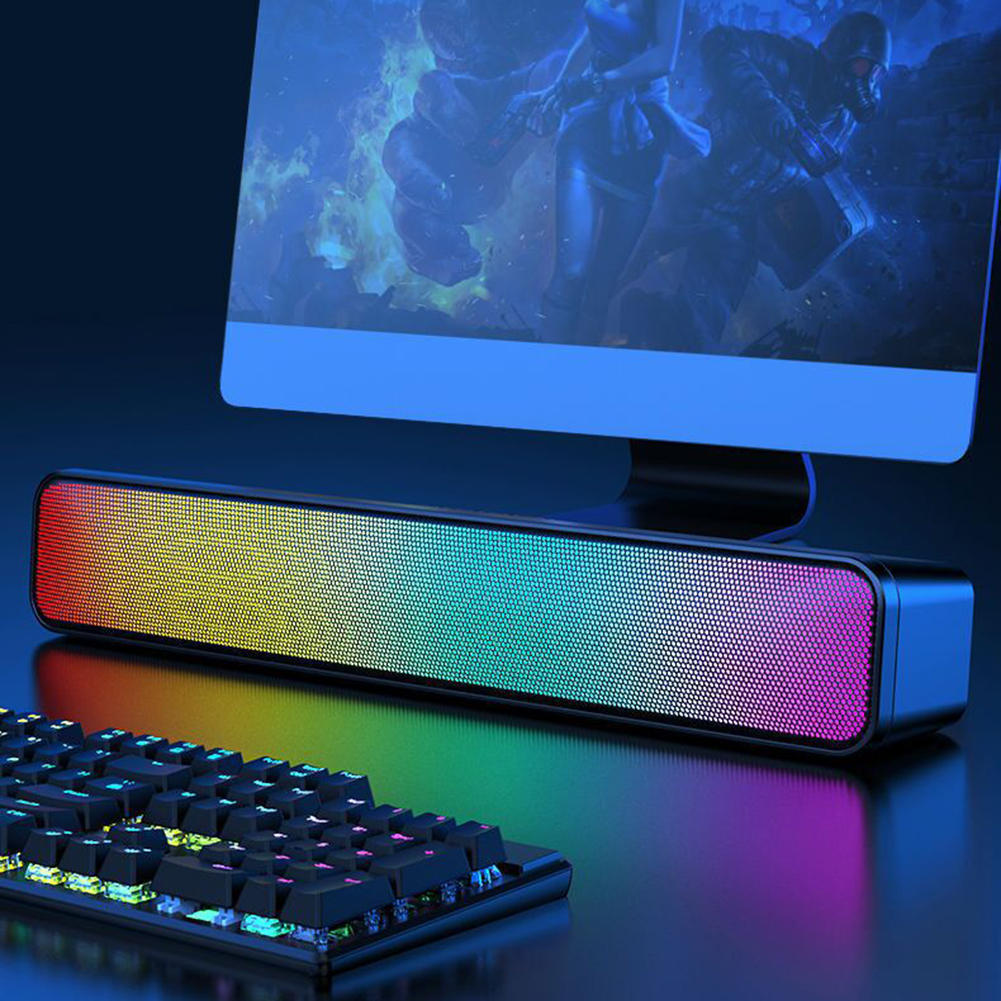 RGB Wireless Speaker Bluetooth - Audio Music Player Pc ulasan dan harga