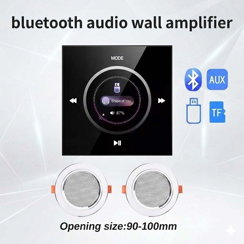 Bluetooth Wall Mounted Audio A - Audio Music For Background ulasan dan harga