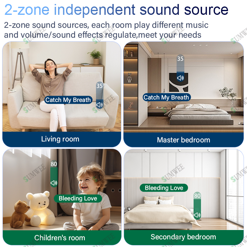 2zone audio in wall amplifier  - Audio Music For Background ulasan dan harga