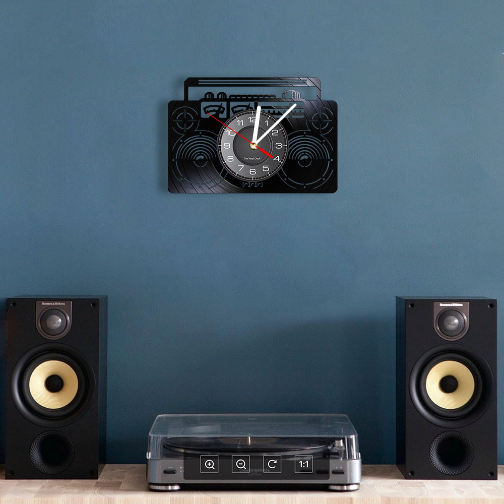 Boombox Radio Vinyl LP Record  - Audio Music Separate ulasan dan harga