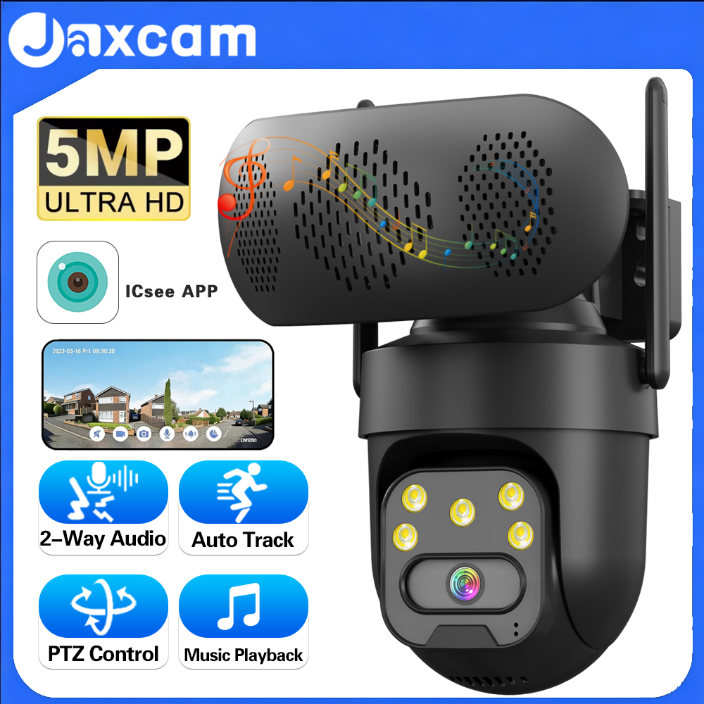 5MP HD WiFi IP Camera with Mus - Audio Music Track ulasan dan harga