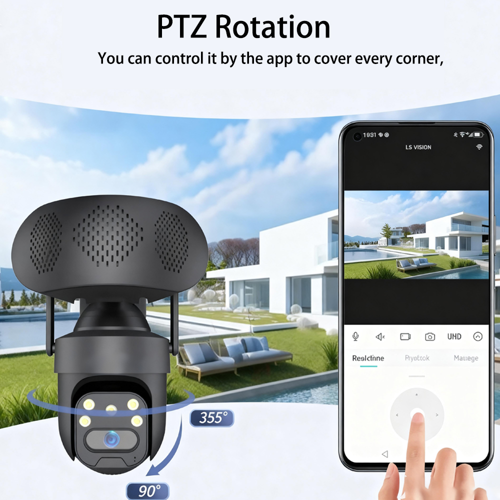5MP HD WiFi IP Camera with Mus - Audio Music Track ulasan dan harga