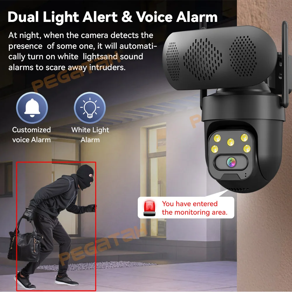 8MP WiFi IP Camera with Music  - Audio Music Track ulasan dan harga