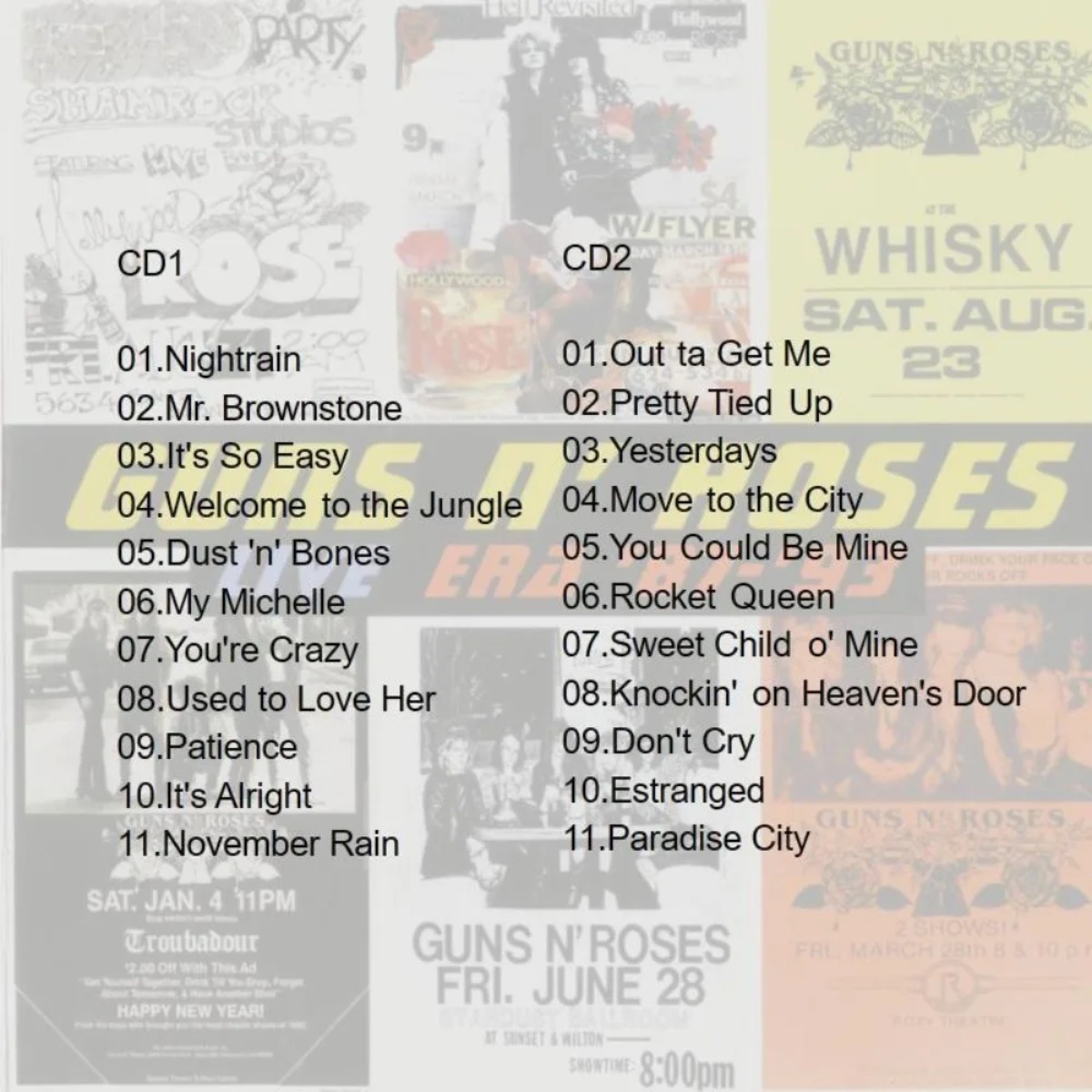 Guns N'Roses Live Era '87-93 2 - Audio Music Cover ulasan dan harga