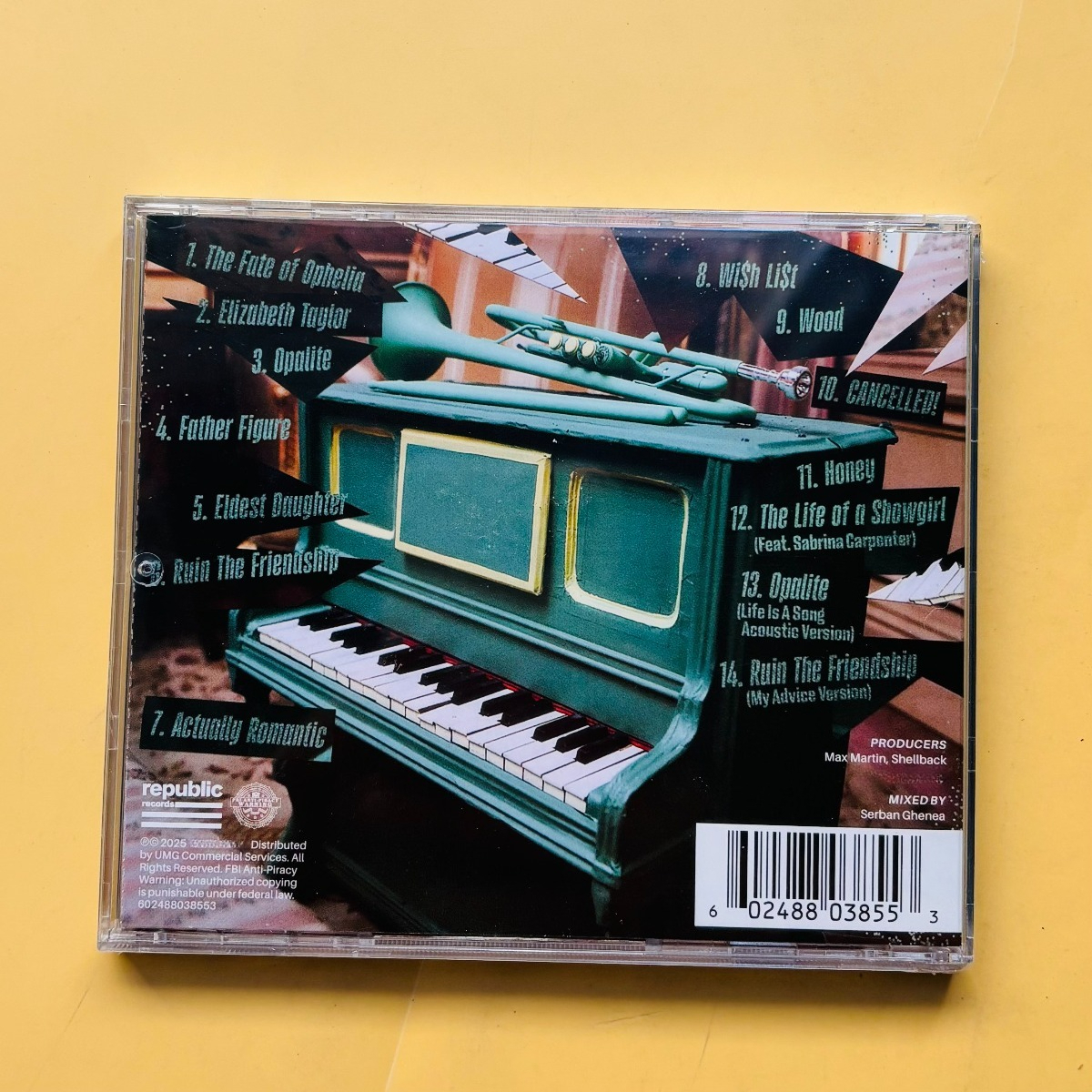 The Life of A Showgirl Special - Audio Music Track ulasan dan harga