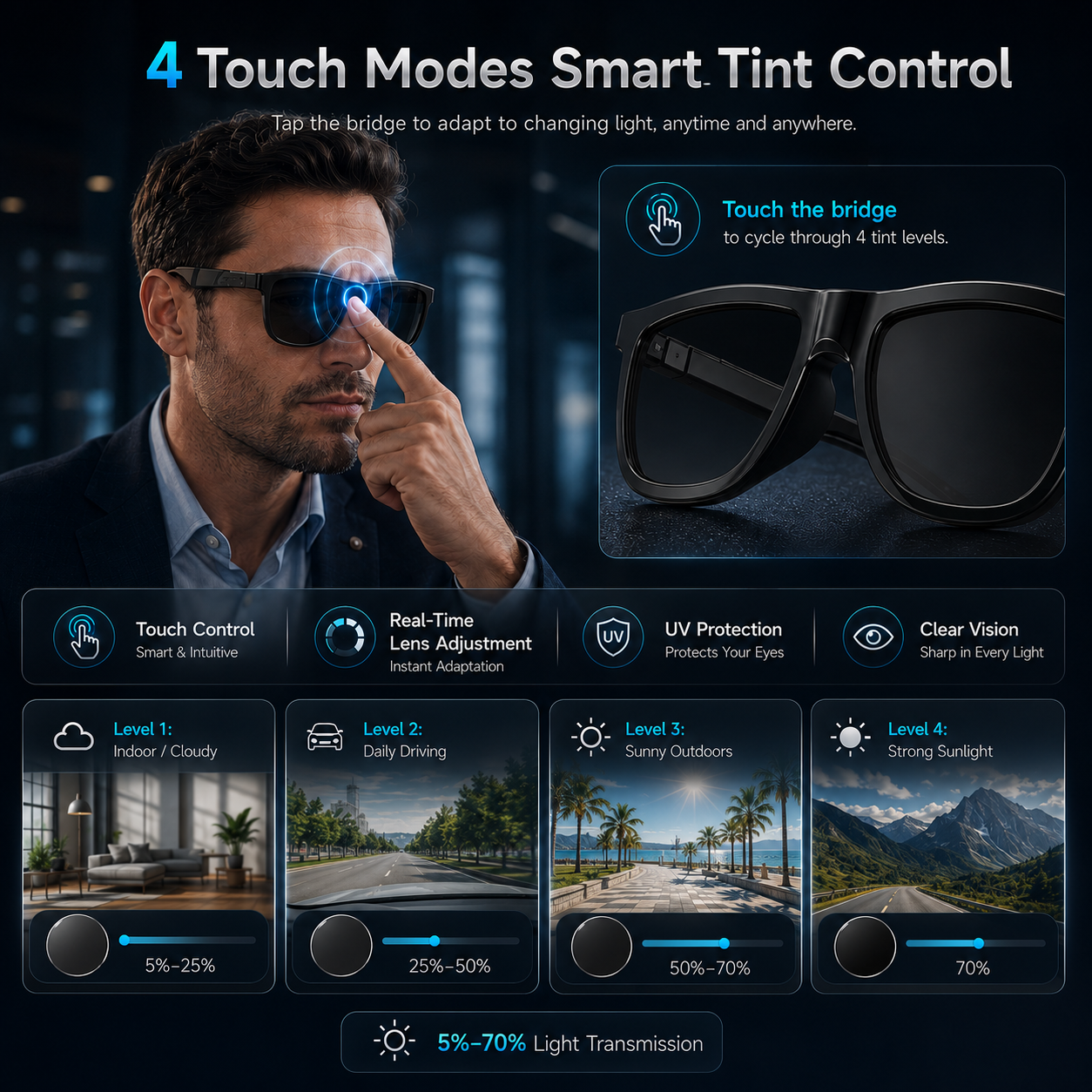New Touch-Color Change Smart A - Audio Music For Video ulasan dan harga