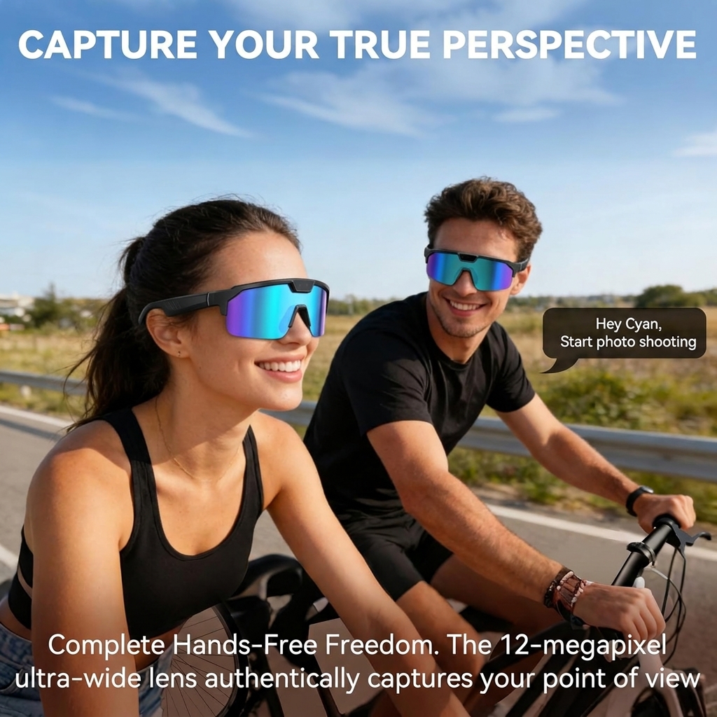 2026 New AI Smart Sports Glass - Audio Music For Video ulasan dan harga