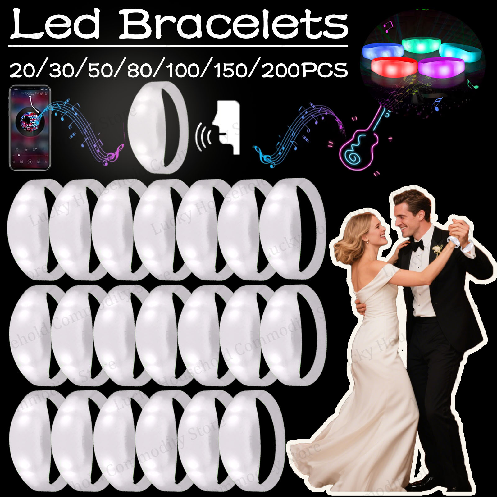 20-100PCS Music&Sound Activate - Audio Music Light ulasan dan harga