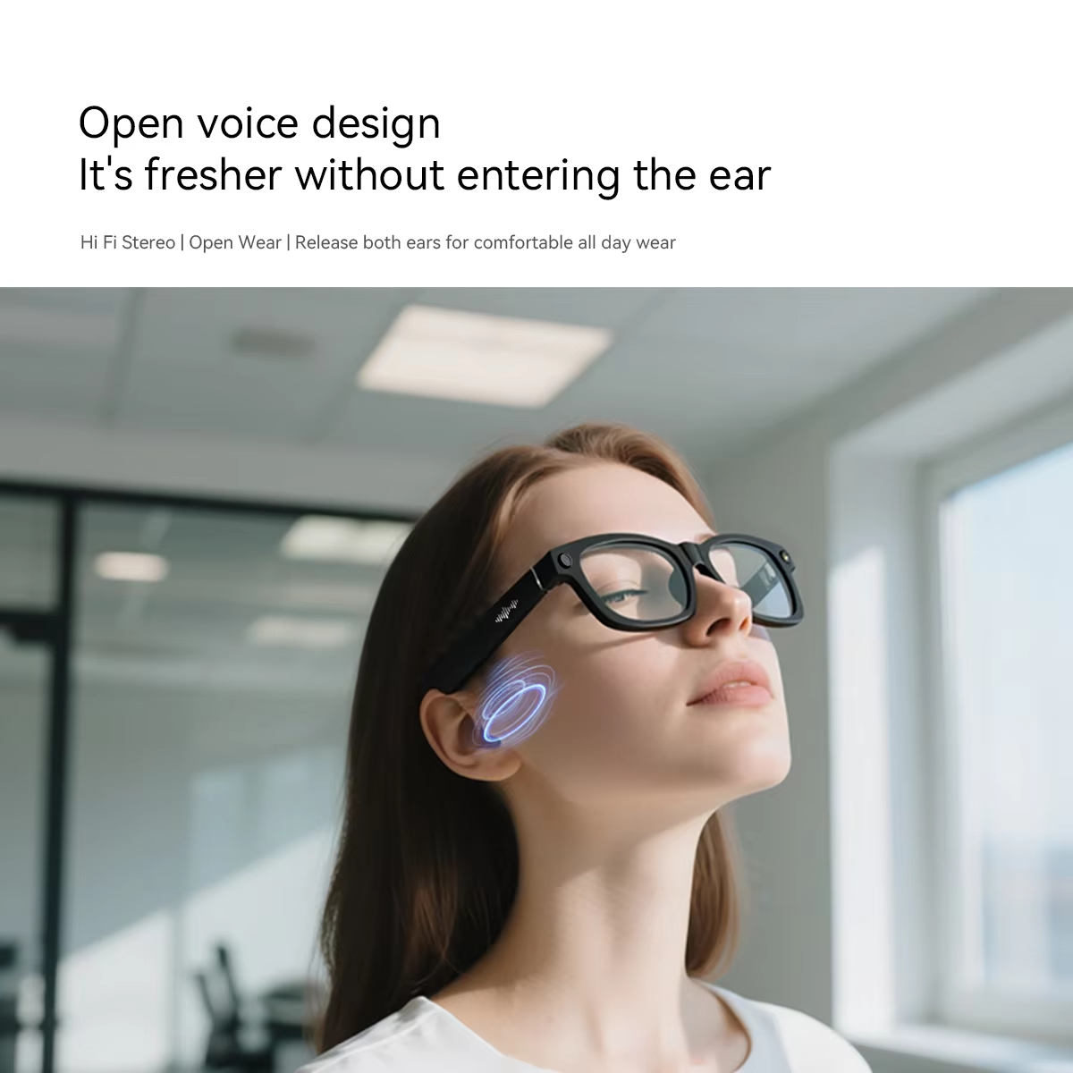 2026 New AI Smart Glasses with - Audio Music For Video ulasan dan harga