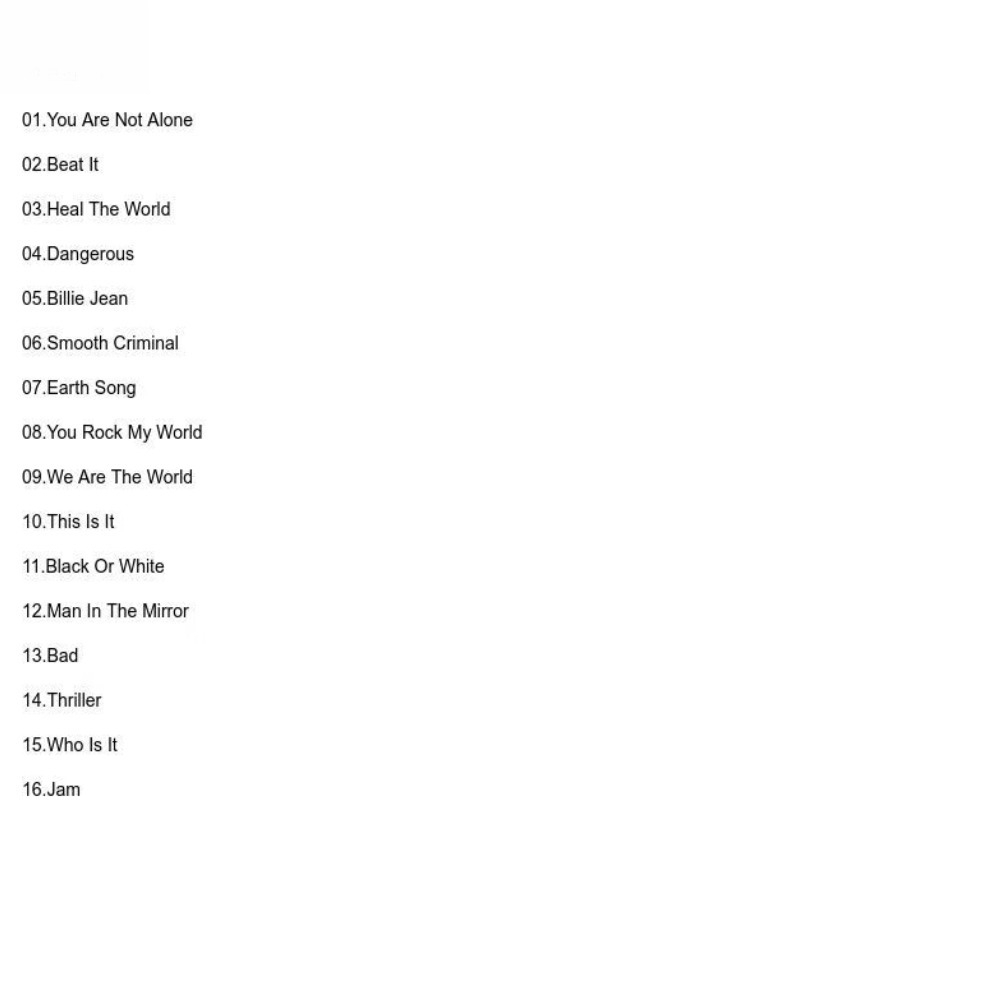 Michael Jackson Greatest Hits  - Audio Music Track ulasan dan harga