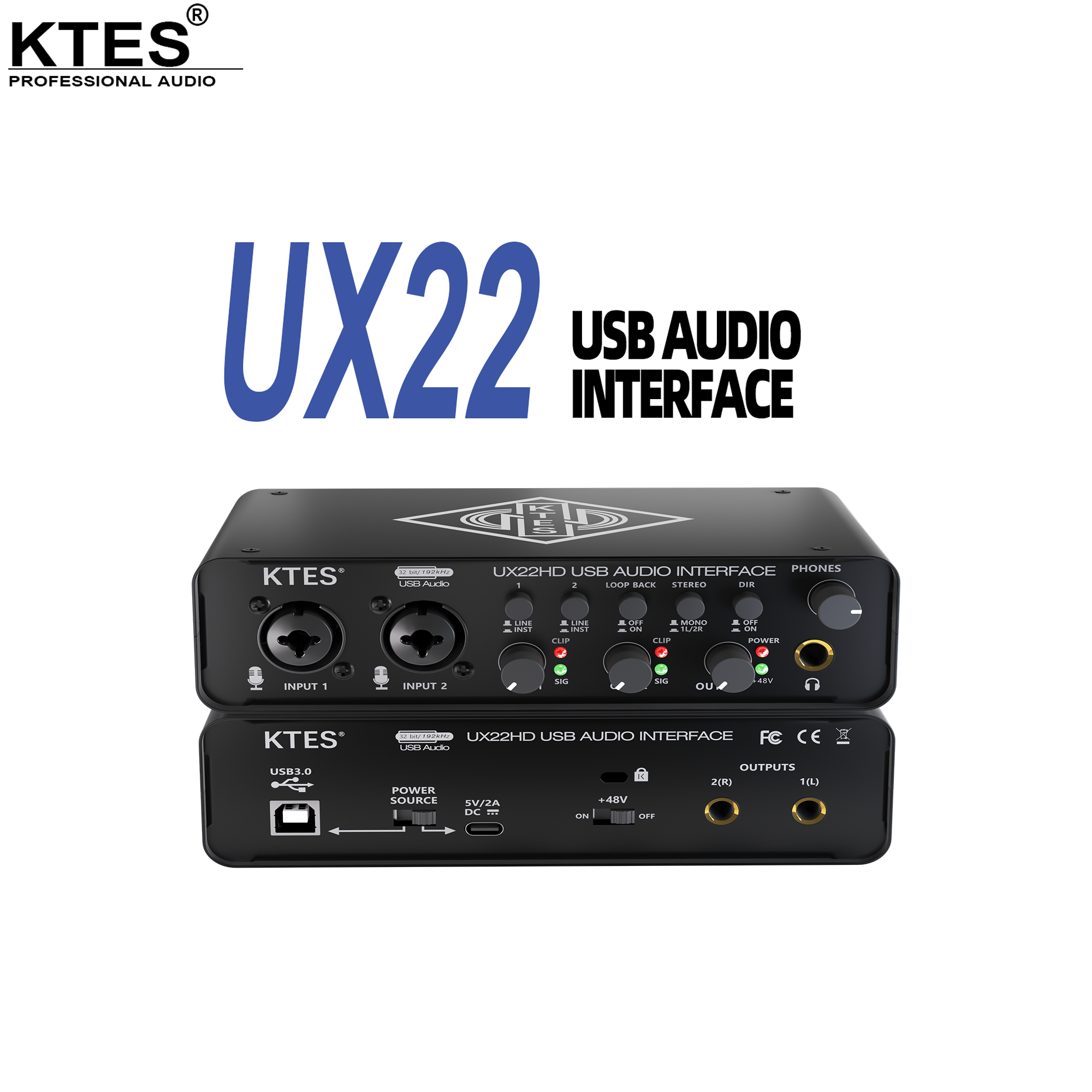 UX22 Audio Interface 192kHz 32 - Audio Youtube Music Free ulasan dan harga