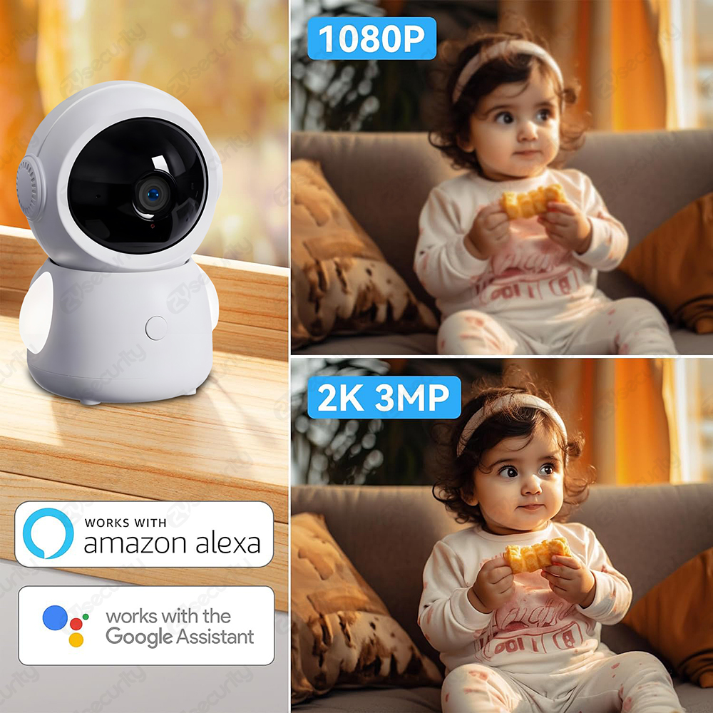 2K WiFi Baby Monitor with App, - Audio Music Track ulasan dan harga