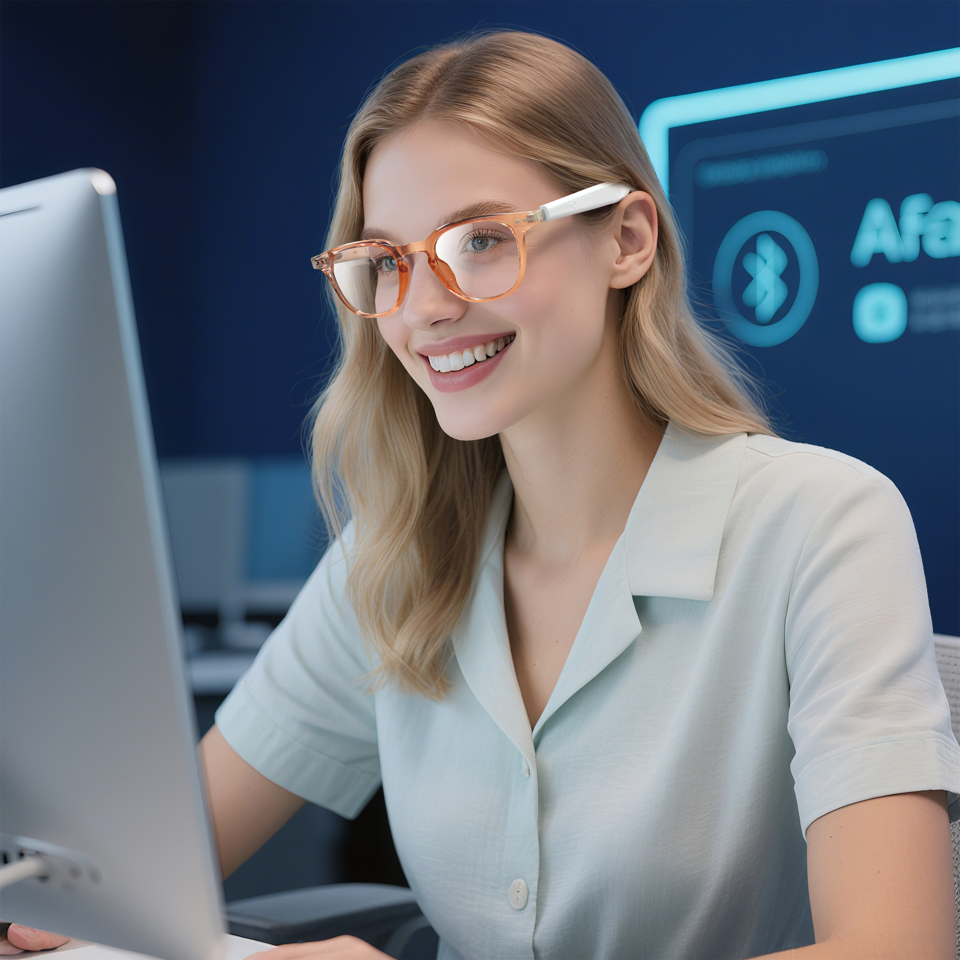 Photochromic Smart Glasses Ant - Audio Music For Video ulasan dan harga