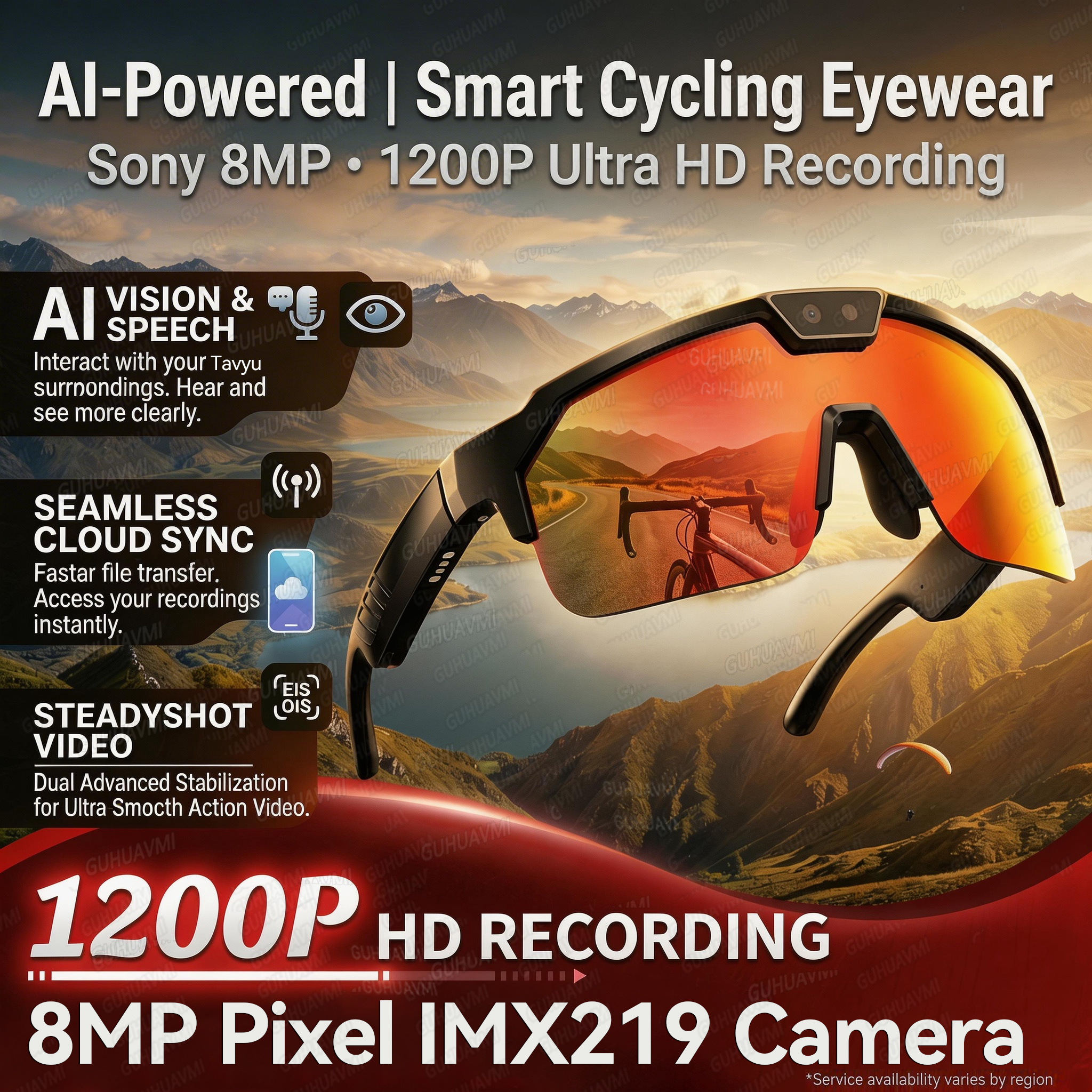 2026New AI Smart Glasses 1200P - Audio Music For Video ulasan dan harga