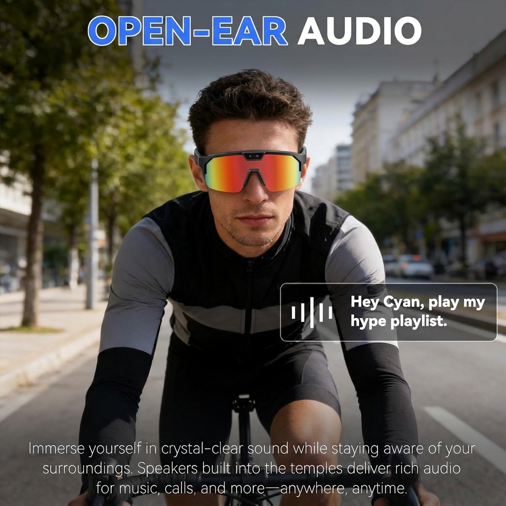 2026New AI Smart Glasses 1200P - Audio Music For Video ulasan dan harga
