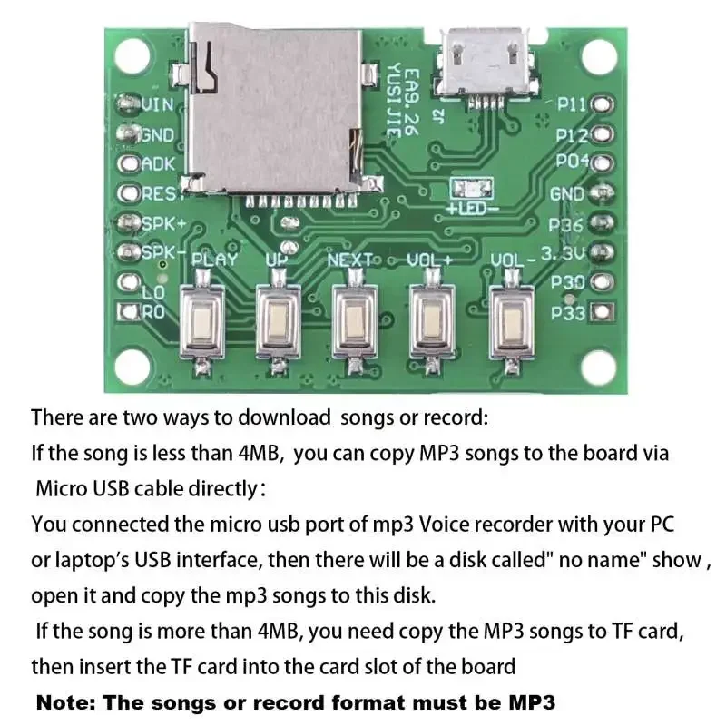MP3 Voice Module Kit Welcomer  - Audio Music Download Free Mp3 ulasan dan harga