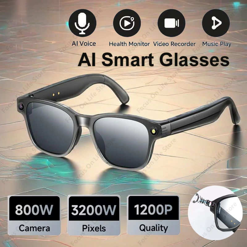 AI Smart Glasses 8 Million Cam - Audio Music For Video ulasan dan harga