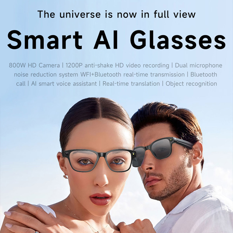 AI Smart Glasses 8 Million Cam - Audio Music For Video ulasan dan harga