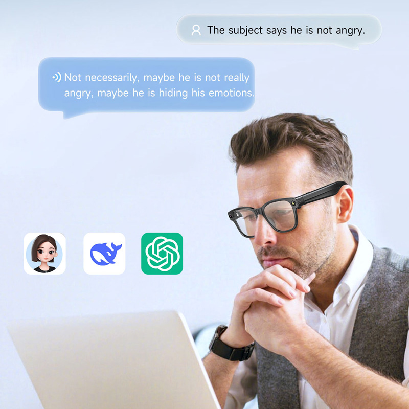 AI Smart Glasses 8 Million Cam - Audio Music For Video ulasan dan harga