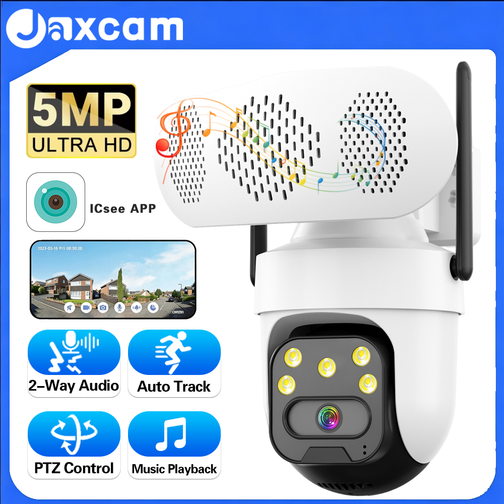 5MP Bluetooth Speaker PTZ Came - Audio Music Track ulasan dan harga