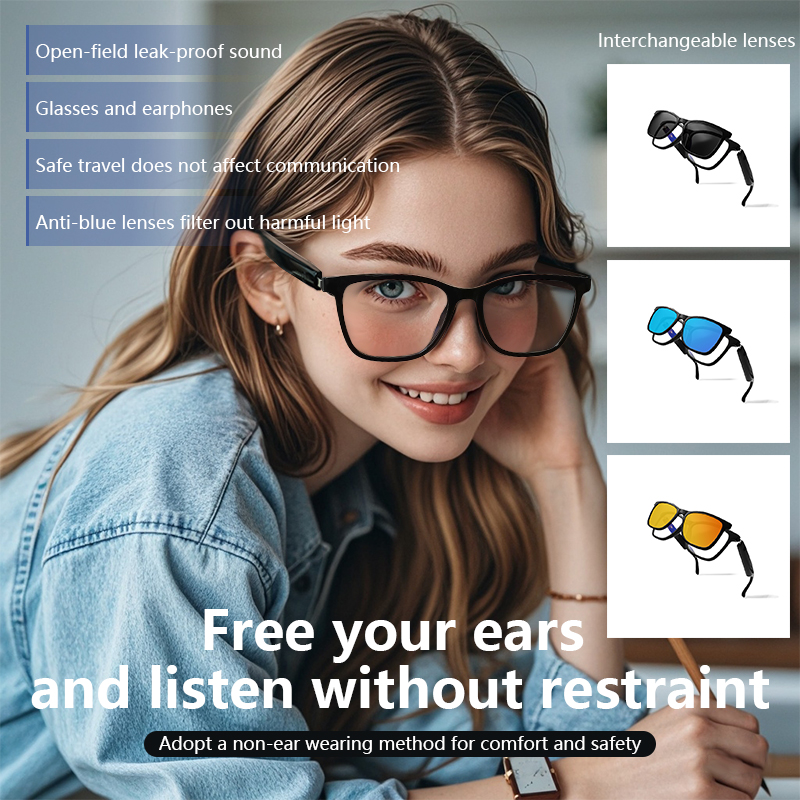 LIGE Bluetooth Smart Sunglasse - Audio Music Light ulasan dan harga