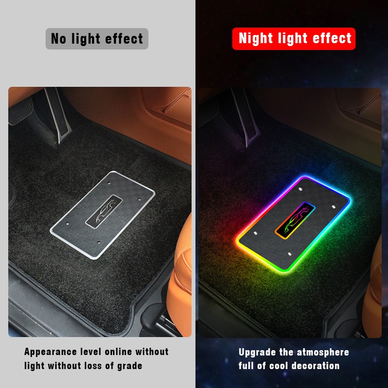 Universal Car LED Floor Mat Am - Audio Music Light ulasan dan harga