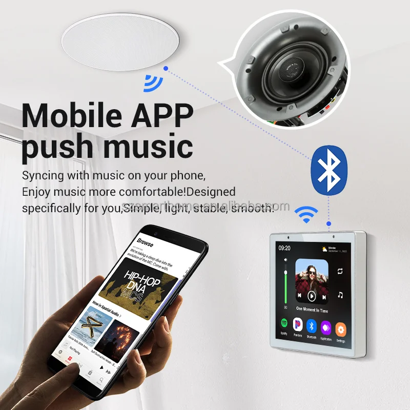 4-Inch Smart Home Background M - Audio Music For Background ulasan dan harga