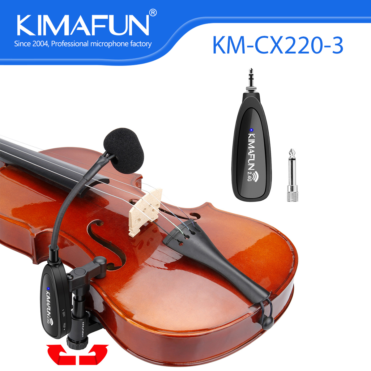 KIMAFUN 2.4G Musical Instrumen - Audio Youtube Music Free ulasan dan harga